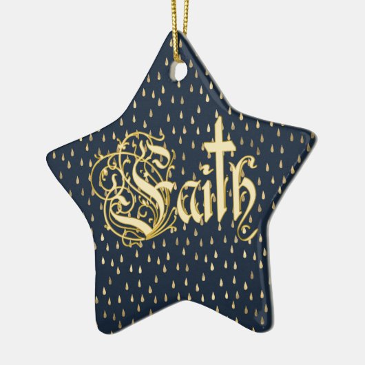 キリスト教のキリスト教十字信仰クリスマス セラミックオーナメント (左)