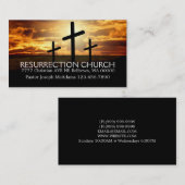 キリスト教のキリスト教牧師キリスト教 名刺 (正面/裏面)