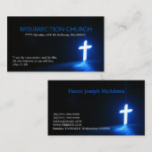 キリスト教のキリスト教牧師キリスト教 名刺 (正面/裏面)