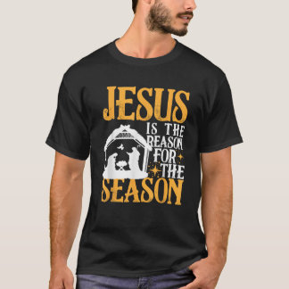 キリスト教のクリスはイエスが季節の理由である Tシャツ