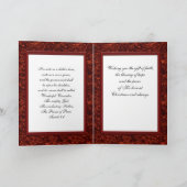 キリスト教のクリスマスの休日 シーズンカード (内部)