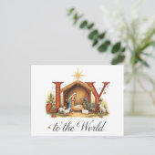 キリスト教のクリスマスの喜び世界：物語はBe ポストカード (スタンド正面)