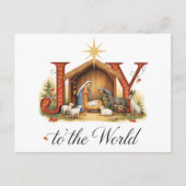 キリスト教のクリスマスの喜び世界：物語はBe ポストカード (正面)