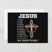 キリスト教のクリスマスの季節の理由イエス ポストカード (正面/裏面)