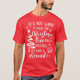キリスト教のクリスマスはクリスマスのまわりにを信じる Tシャツ