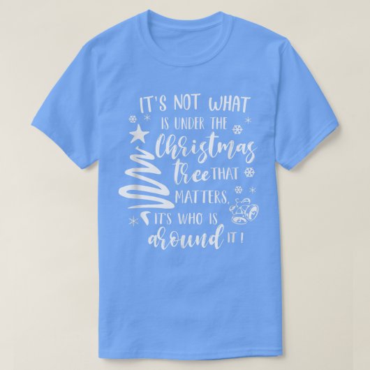 キリスト教のクリスマスはクリスマスのまわりにを信じる Tシャツ (デザイン正面)