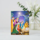 キリスト教のクリスマスカード シーズンポストカード (スタンド正面)