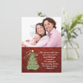 キリスト教のクリスマスフォトカードの理由イエス シーズンカード (スタンド正面)