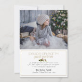 キリスト教のクリスマス祈りの言葉 シーズンカード (正面)