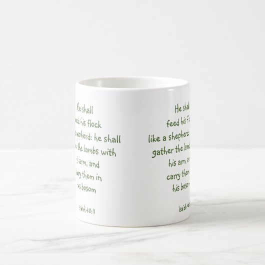 キリスト教のクリスマス聖なる書物、 経典感動的聖句 コーヒーマグカップ (中央)