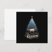 キリスト教のクリスマス聖書 シーズンカード (正面/裏面)