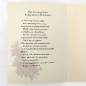 キリスト教のクリスマス イエス 聖母マリア 聖ヨセフ 三つ折りクリスマスカード (内部最初)