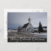 キリスト教のクリスマス「コロラドメリークリスマス」 ポストカード (正面/裏面)