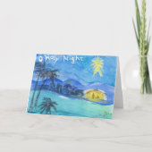 キリスト教のクリスマス ベツレヘムのグリーティングカード カード (正面)