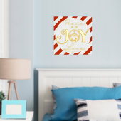 キリスト教のクリスマス 聖誕 ネゴールド ピース ジョイ ラブ 箔ポスター (インサイチュ (寝室))