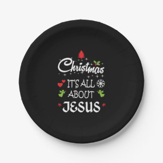キリスト教のクリスマス – It's All About Jesus ペーパープレート