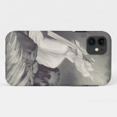 キリスト教のクロスとクラウンのシンボル Case-Mate iPhoneケース (裏面(横))