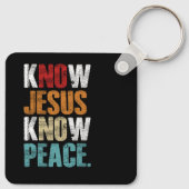 キリスト教のクロス信仰は平和を知るイエス・ヴィンタグを知る キーホルダー (裏面)