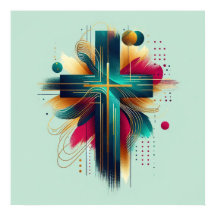 キリスト教のクロス・ポスター