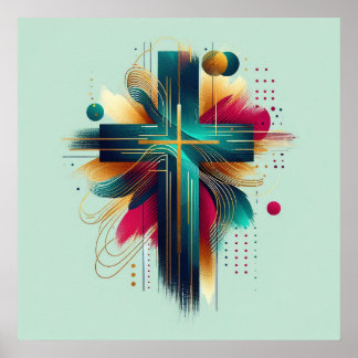 キリスト教のクロス・ポスター ポスター