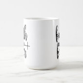 キリスト教のコーヒーマグ、恐怖に対する信仰コーヒーマグ コーヒーマグカップ (中央)