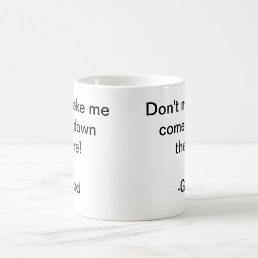 キリスト教のコーヒー・マグ モーフィングマグカップ (中央)