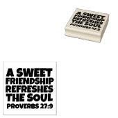 キリスト教のゴムは甘い友情の諺をスタンプ ラバースタンプ (押印)