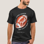 キリスト教のサッカーの宗教フィリップ4:13 Tシャツ (正面)