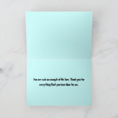 キリスト教のサンキューカード サンキューカード (内部)