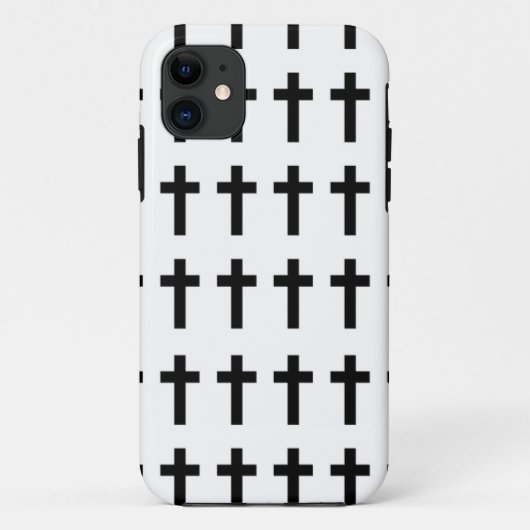 キリスト教のシックなパターン Case-Mate iPhoneケース (裏面)