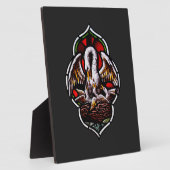 キリスト教のシンボルとしてのペリカン フォトプラーク (側面)