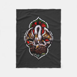 キリスト教のシンボルとしてのペリカン フリースブランケット