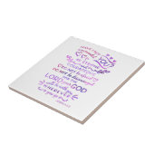 キリスト教のジョシュアの1:9の聖書の聖なる書物、経典のセラミックタイル タイル (側面)