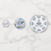 キリスト教のダイヤモンド記念日の装飾の紙吹雪 コンフェッティ (裏面)