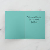 「キリスト教のテキスト 「子が生まれた」クリスマスカード」 サンキューカード (内部)