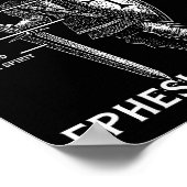キリスト教のテンプル騎士 中世の騎士の鎧の ポスター (角)
