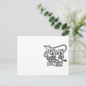 キリスト教のデザインイエスは私を愛している。私が知っている ポストカード (スタンド正面)