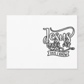 キリスト教のデザインイエスは私を愛している。私が知っている ポストカード (正面)