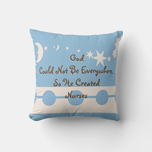 キリスト教のナースの昼寝の枕 クッション (正面)
