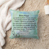 キリスト教のナースの祈りの言葉の枕 クッション (ブランケット)