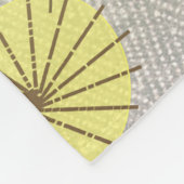 キリスト教のナースの祈りの言葉の黄色の花柄 フリースブランケット (角)