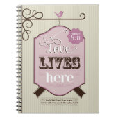 キリスト教のノート愛は聖なる書物、経典の信頼を信じます ノートブック (正面)