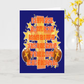 キリスト教のハロウィン（詩） カード (黄色い花)