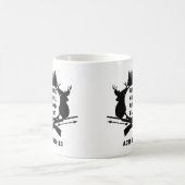 キリスト教のハンターの狩りの行為の10:13の上昇の殺害は食べます コーヒーマグカップ (中央)