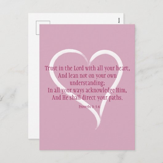 キリスト教のハートの主への信頼絵を描 シーズンポストカード (正面/裏面)