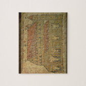 キリスト教のバシリカ会堂、モザイク模様の歩道、ローマ期間、 ジグソーパズル (縦)