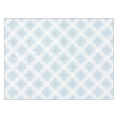 キリスト教のバプテスマを越えた白い円金ゴールド テーブルクロス (正面(横))