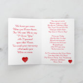 キリスト教のバレンタインラブレター シーズンカード (内部)