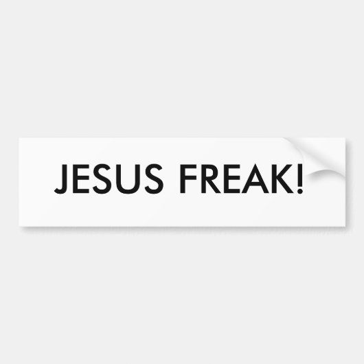 キリスト教のバンパーステッカー バンパーステッカー (正面)