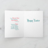 キリスト教のパスカルラム/アグナス・デイ・ジョイ・イースター カード (内部)